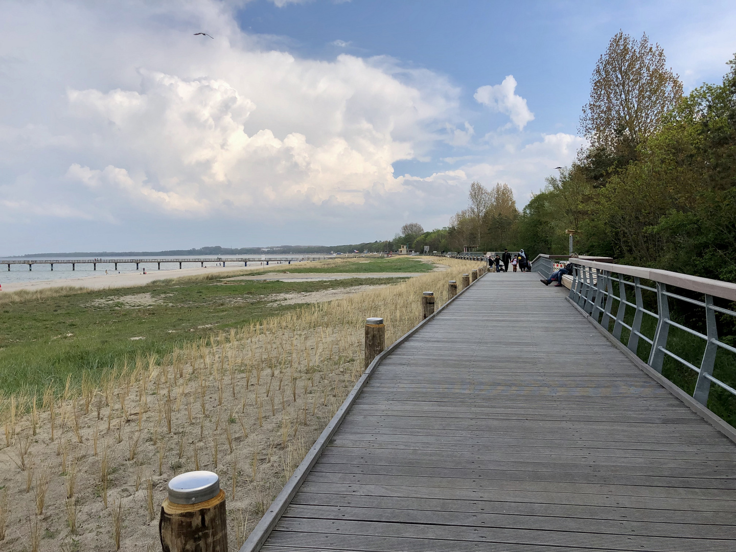 Die neue Strandpromenade Boltenhagen