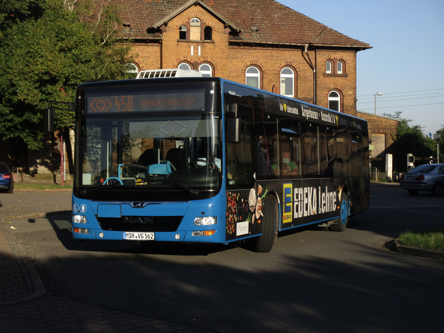 Die neue VGS Takt Buslinie 450 in Berga Kelbra.