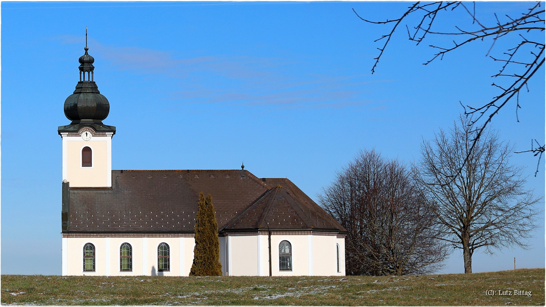 Die neue Wallfahrtskirche Maria Schnee am Hiltschnerberg