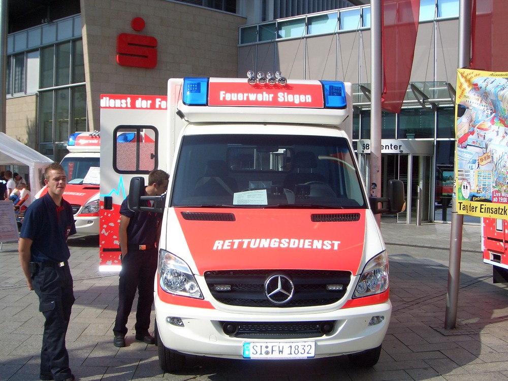 Die neuen RTW´s der Feuerwehr Siegen