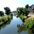 Die Nidda vor dem Bolongaro Palast in Ffm-Höchst