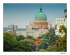 Die Nikolaikirche in Potsdam...