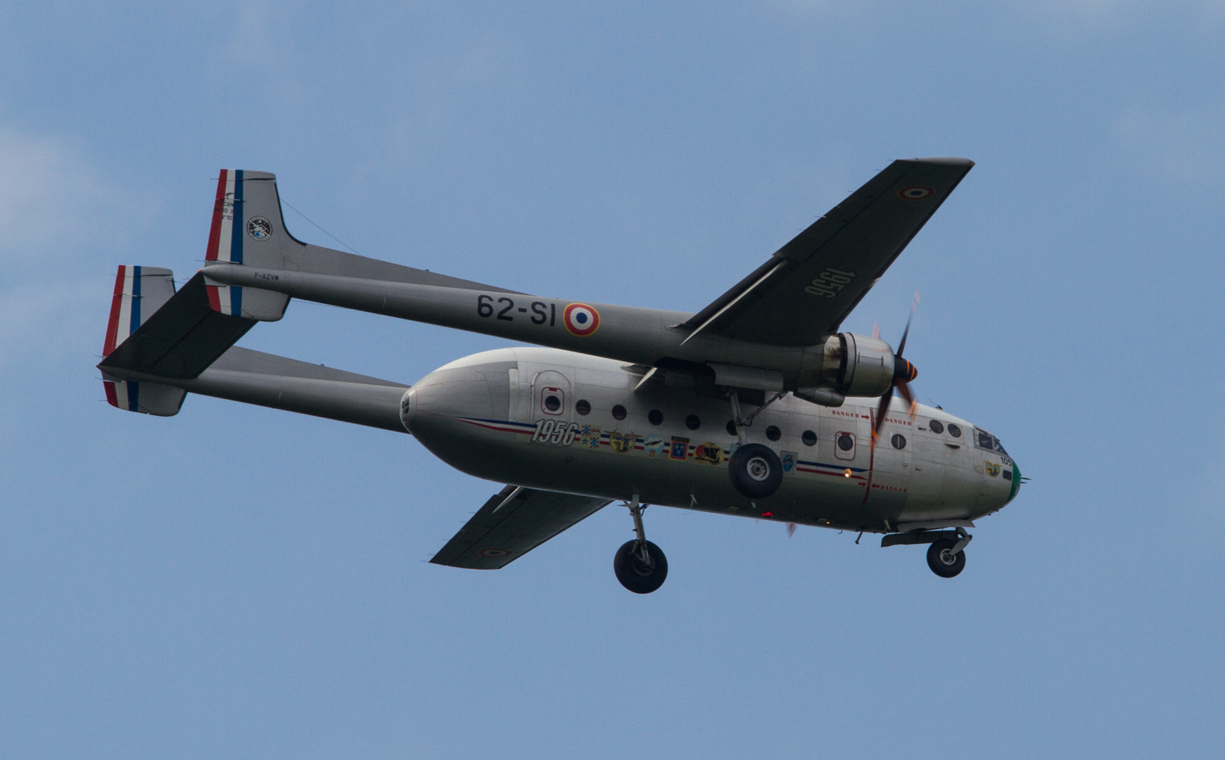 Die Noratlas ist wirklich ein fliegender Eisenbahnwaggon