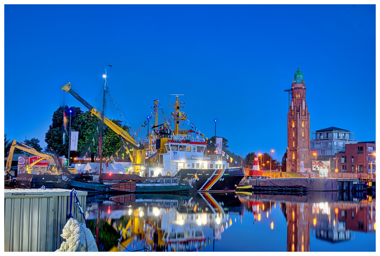 die "Nordergründe" ein Schiff des WSA Bremerhaven