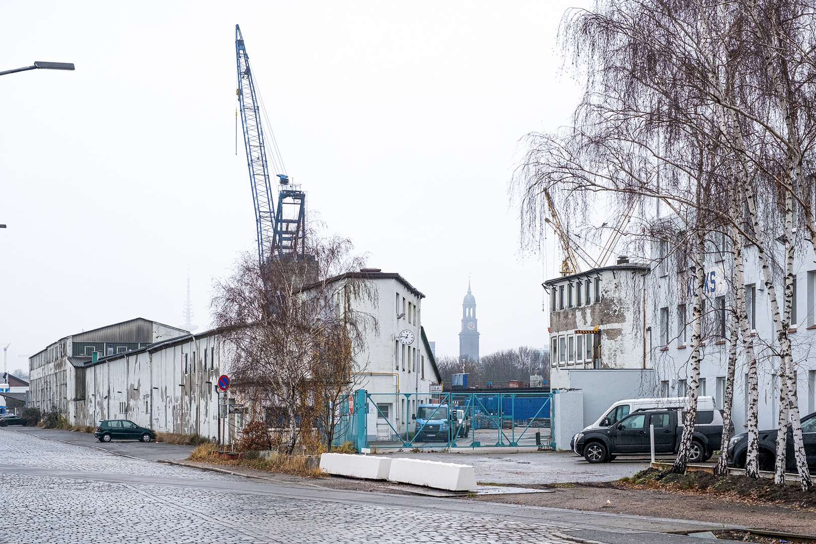 Die Norderwerft mit dem Michel