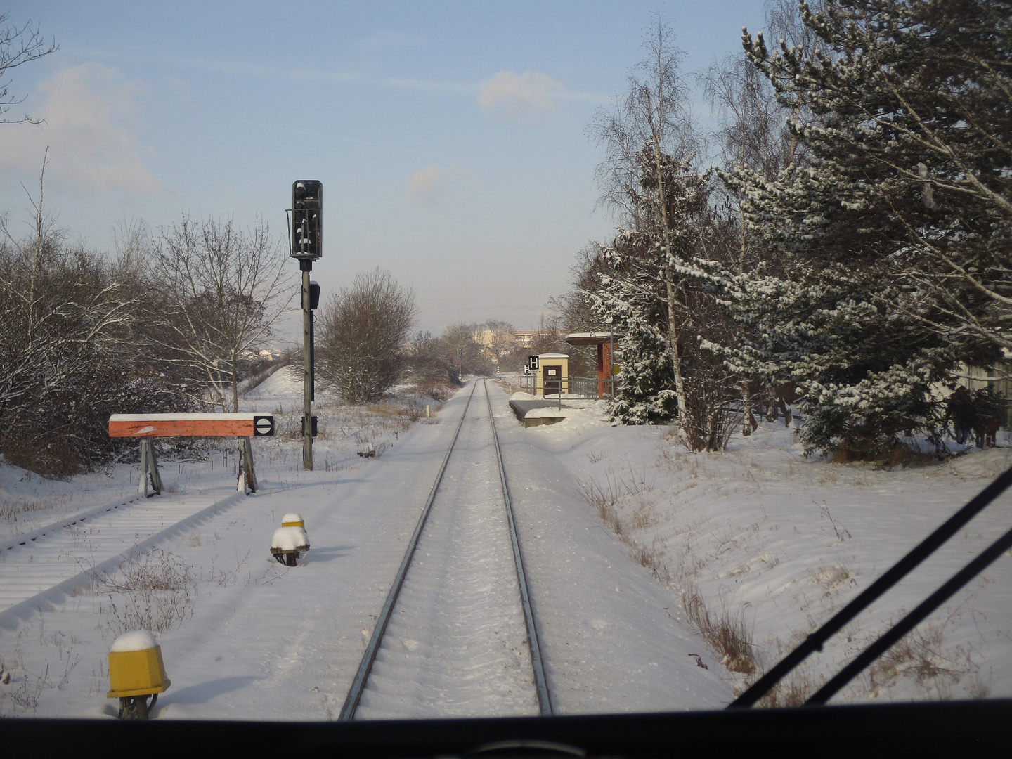 Die Nordhäuser Linie 10 im Schnee 1.