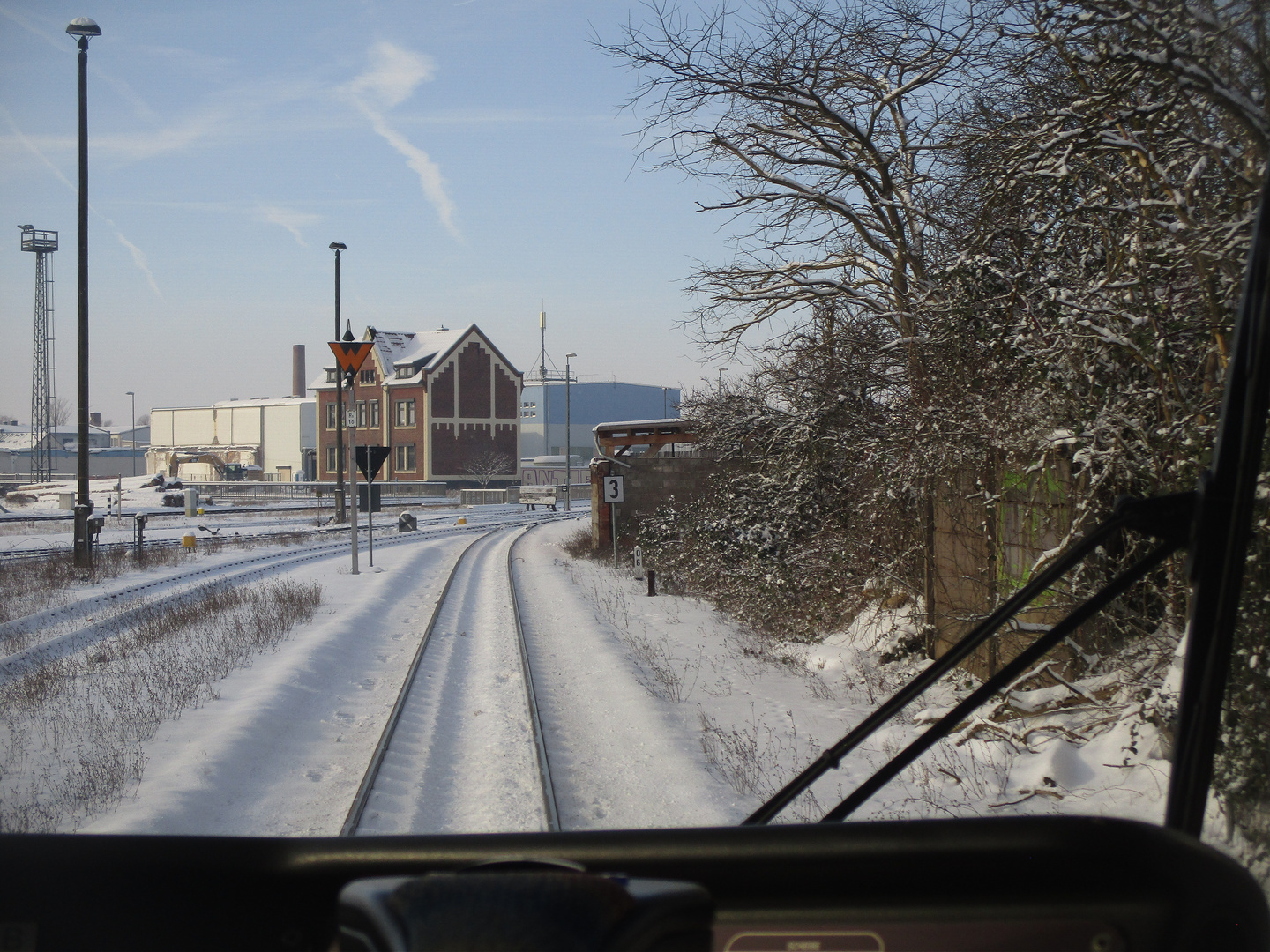 Die Nordhäuser Linie 10 im Schnee 2.