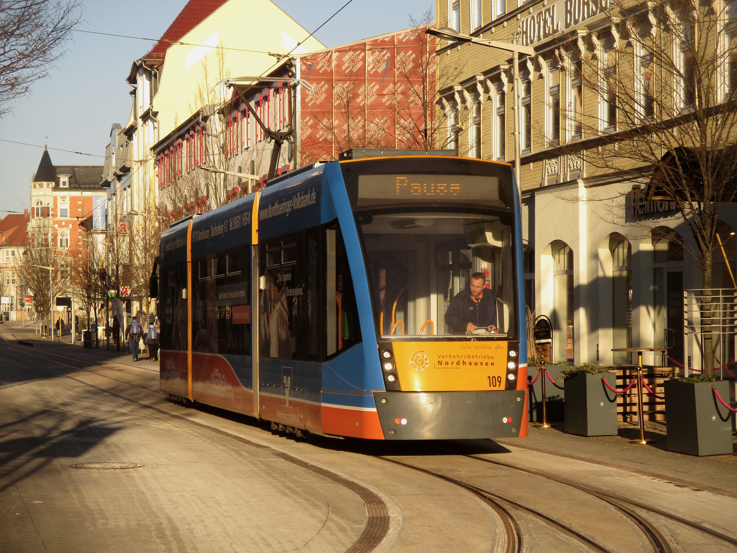 Die Nordhäuser Straßenbahn im Winter 3.