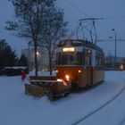 Die Nordhäuser Winterdienst Straßenbahn ist wieder unterwegs 1.