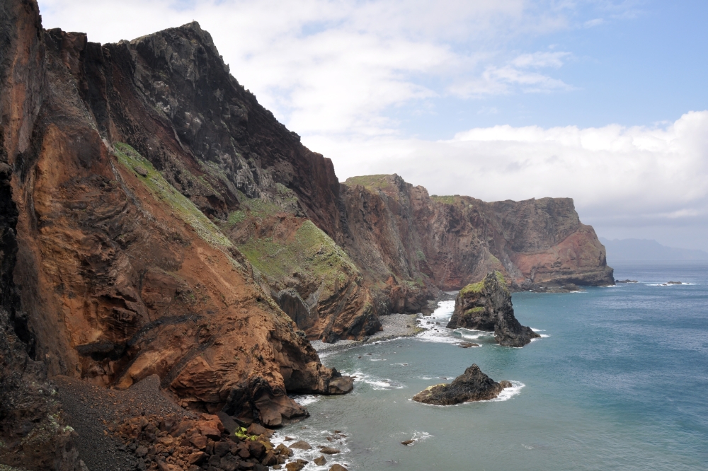 Die Nordostküste beim Ponta do Rosto