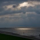 Die Nordsee am frühen Morgen.