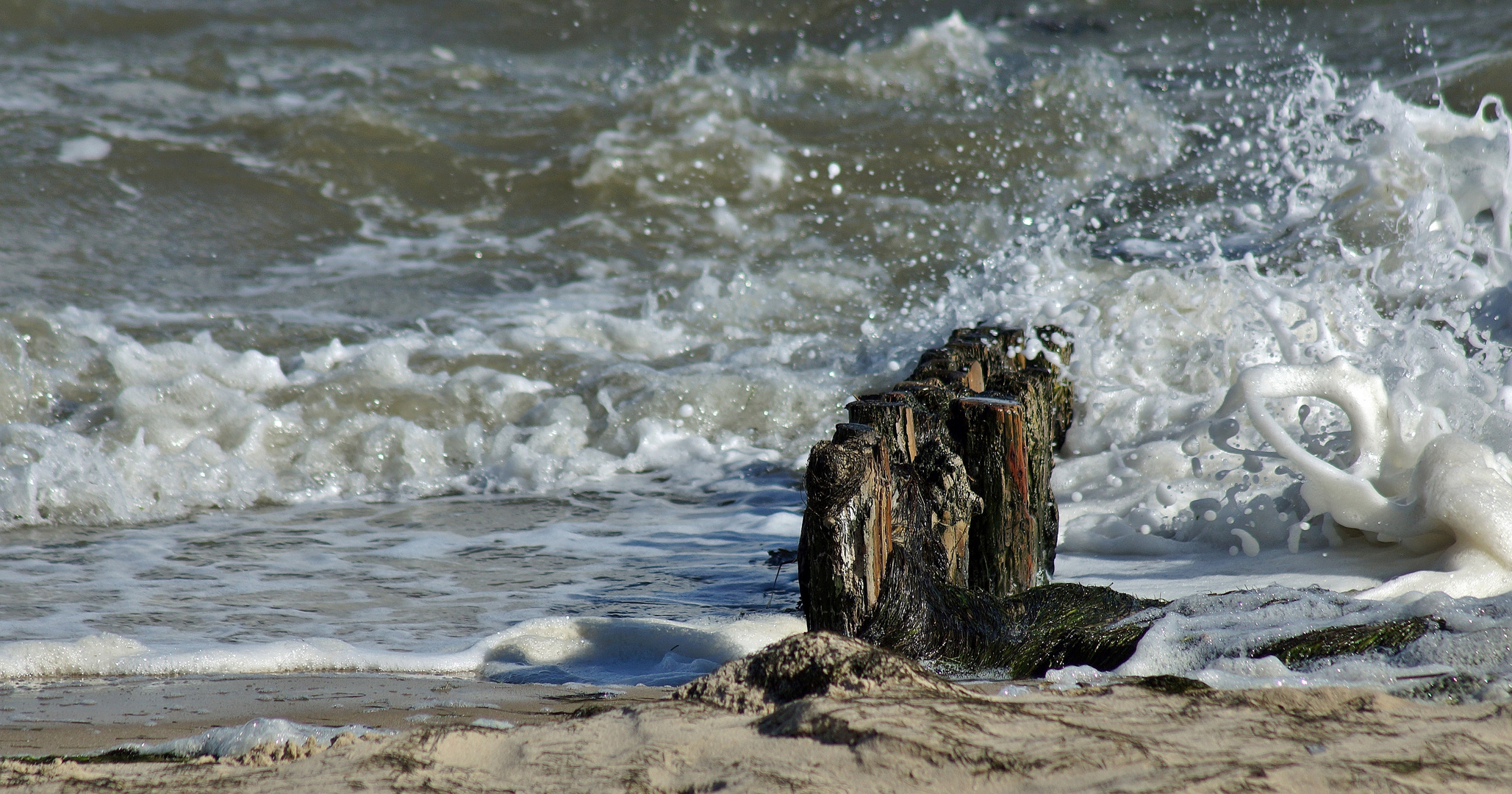 Die Nordsee bei Windstärke 8