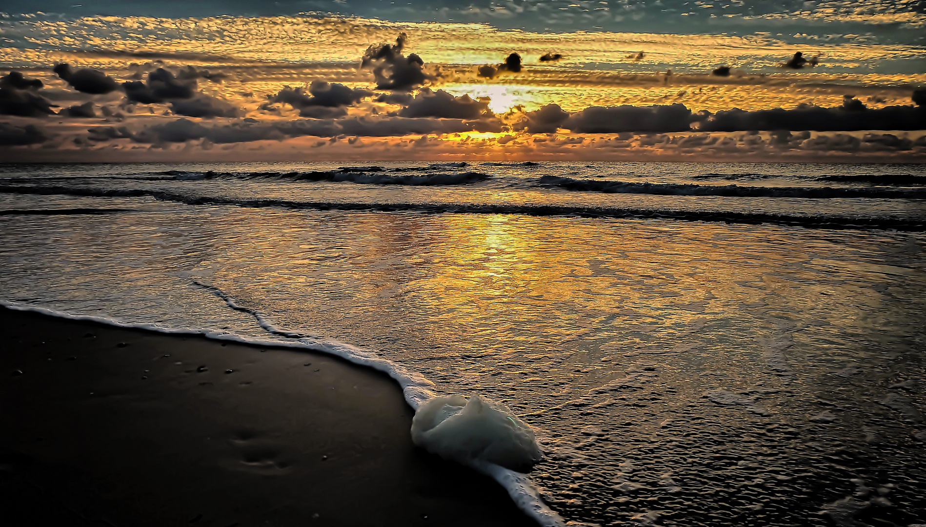 Die Nordsee im Abendlicht