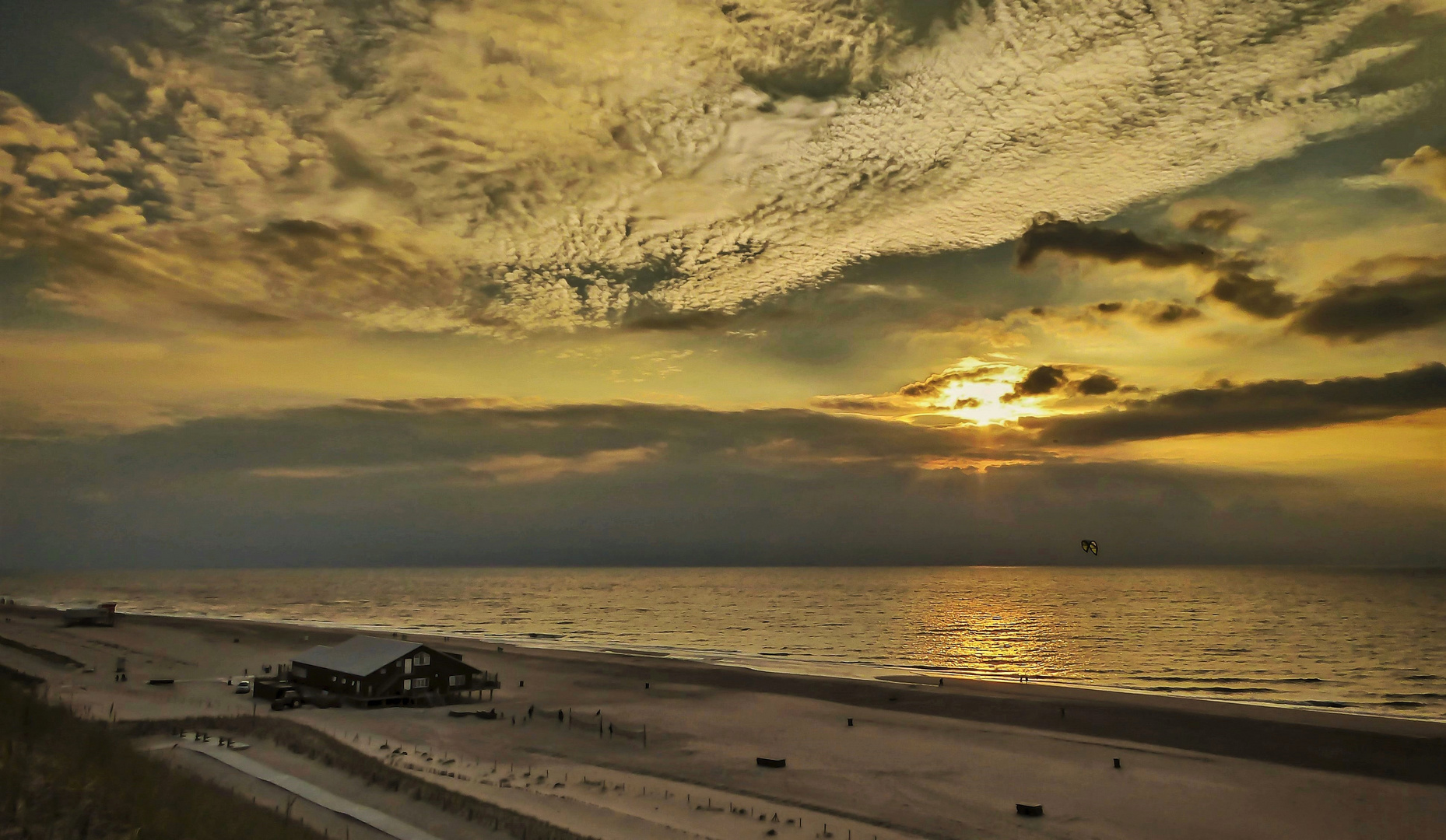 Die Nordsee im letzten Licht