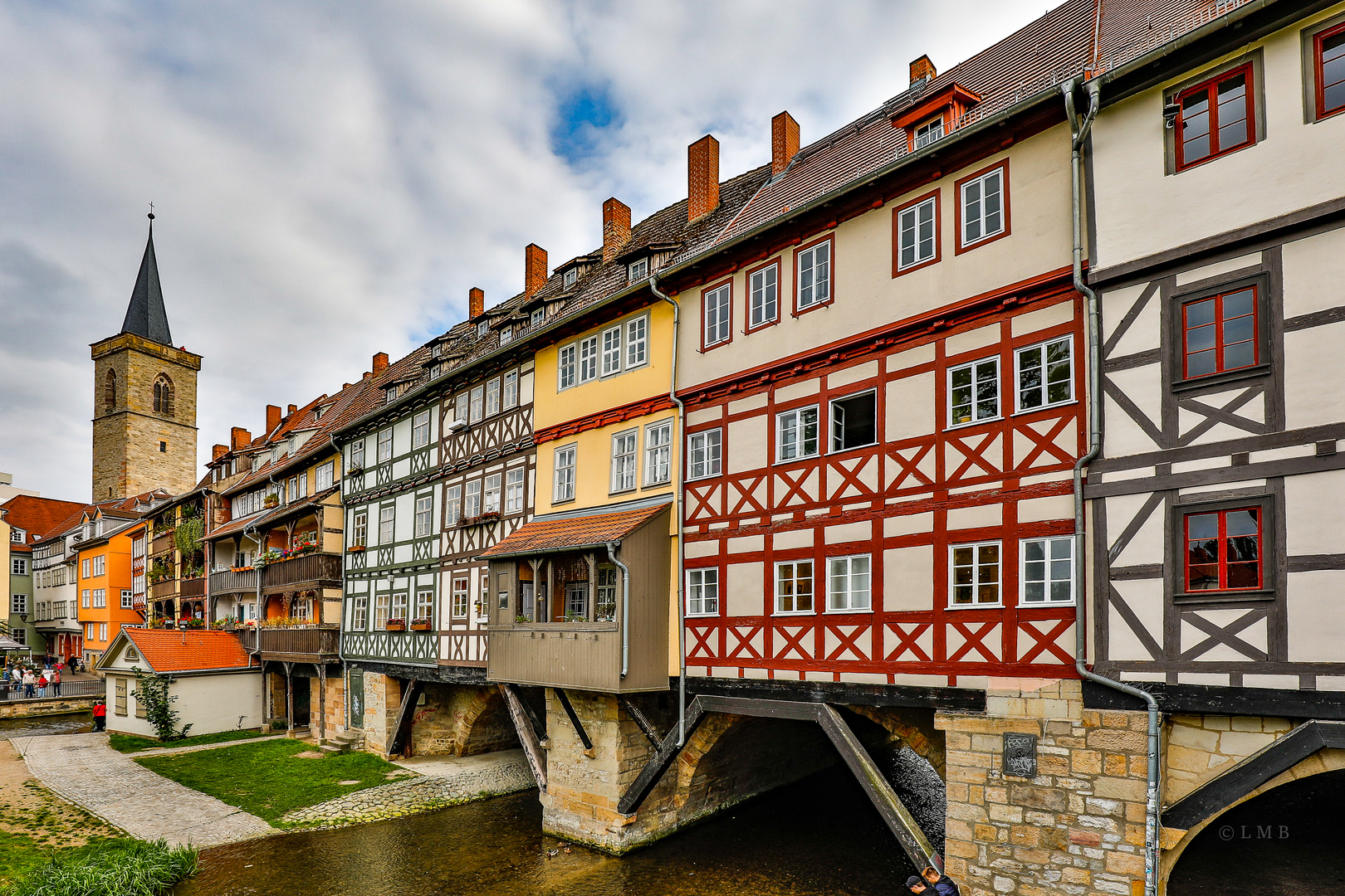 Die Nordseite der Krämerbrücke