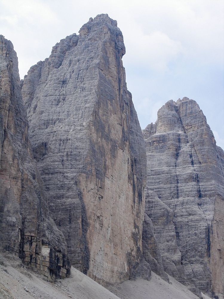 Die Nordwand der Grossen Zinne