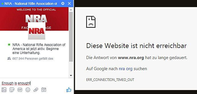 Die NRA duckt sich weg