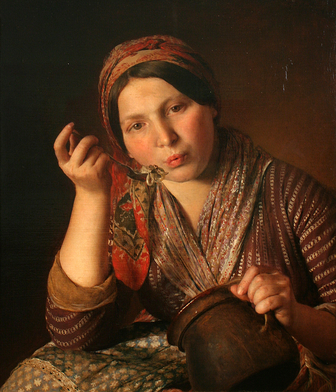 Die Nudelesserin (1849)