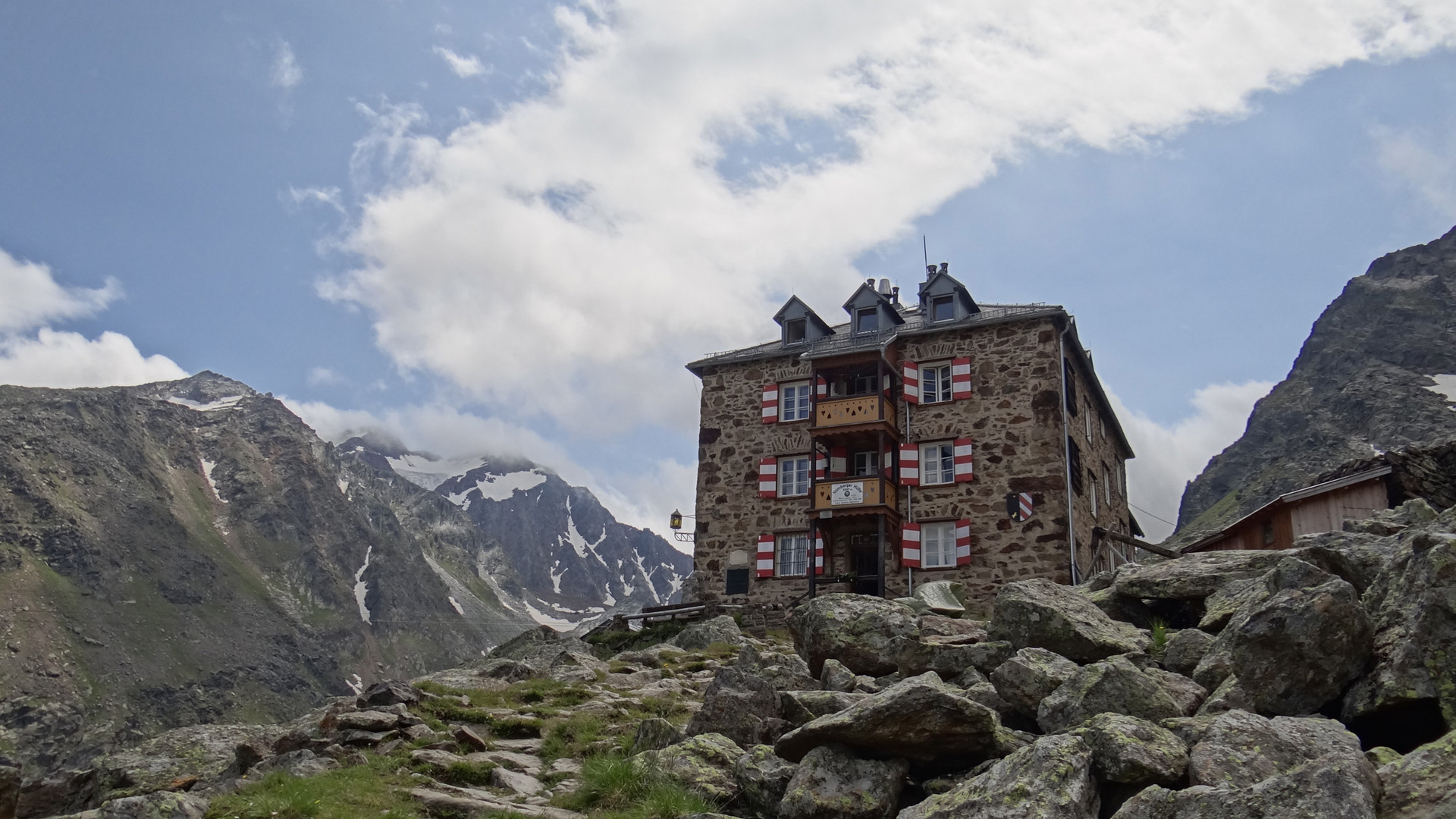 Die Nürnberger Hütte Stubaital