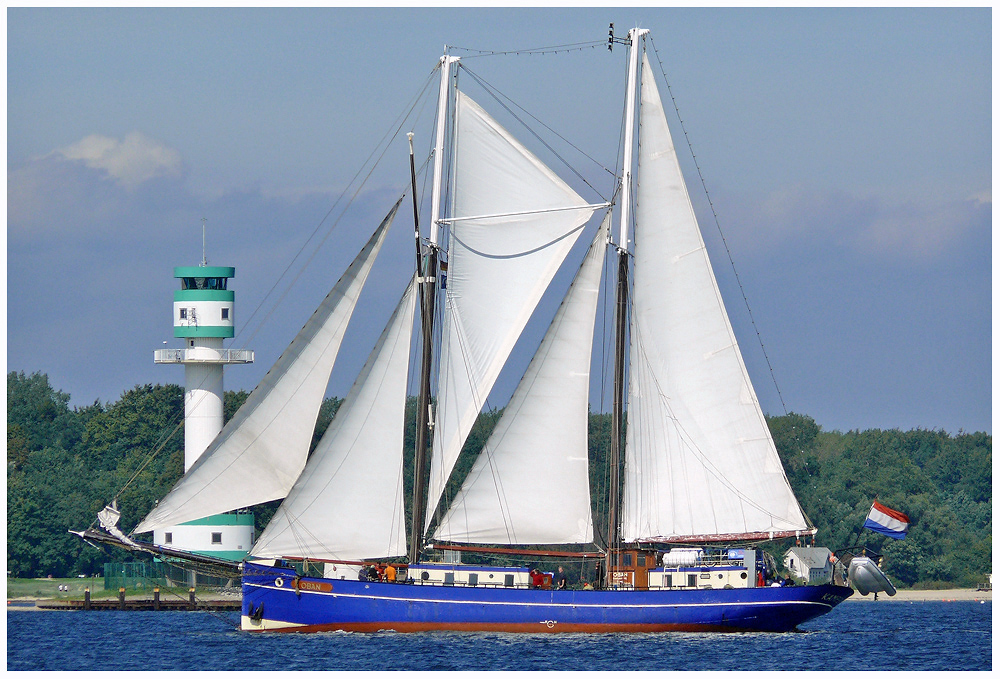 Die -- OBAN -- hoch am Wind auf der Kieler Förde