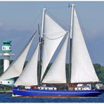 Die -- OBAN -- hoch am Wind auf der Kieler Förde