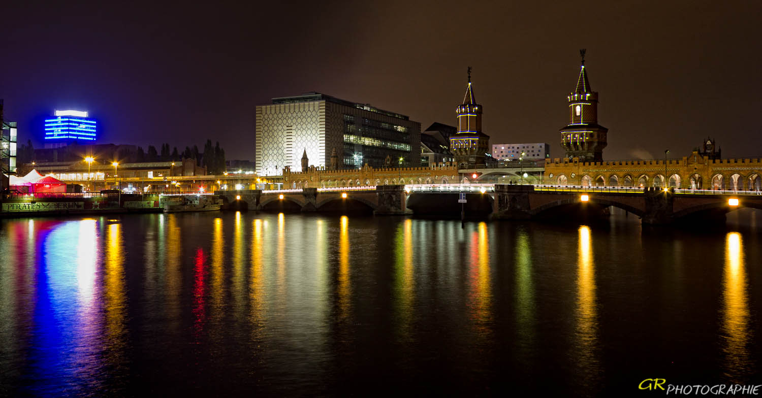 Die Oberbaumbrücke in Berlin