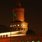 Die Oberbaumbrücke in Berlin zum Festival of Lights 2007