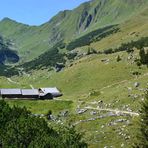 Die Obere Sporeralpe neben der Lindauer Hütte…