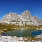 die oberen Bödenseen unterhalb der Drei Zinnenhütte