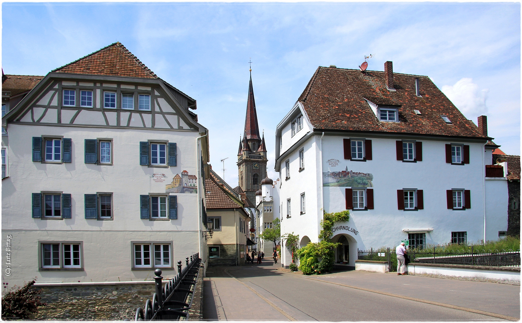 Die Obertorstraße von Radolfzell am Bodensee