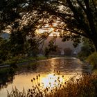 Die Oberweser im Abendlicht