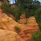 die Ockerbrüche in Rousillon, Provence