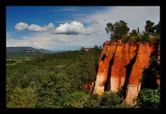 Die Ockerfelsen von Roussillon