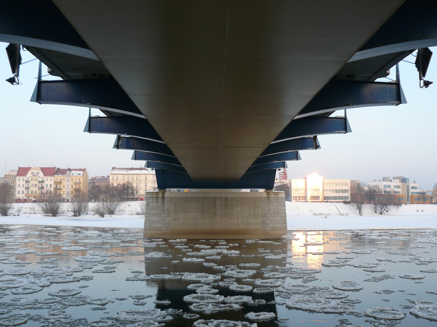 Die Oderbrücke zwischen Frankfurt und Slubice