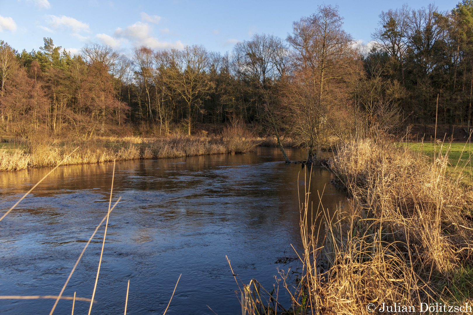 Die Oertze in der Goldenen Stunde