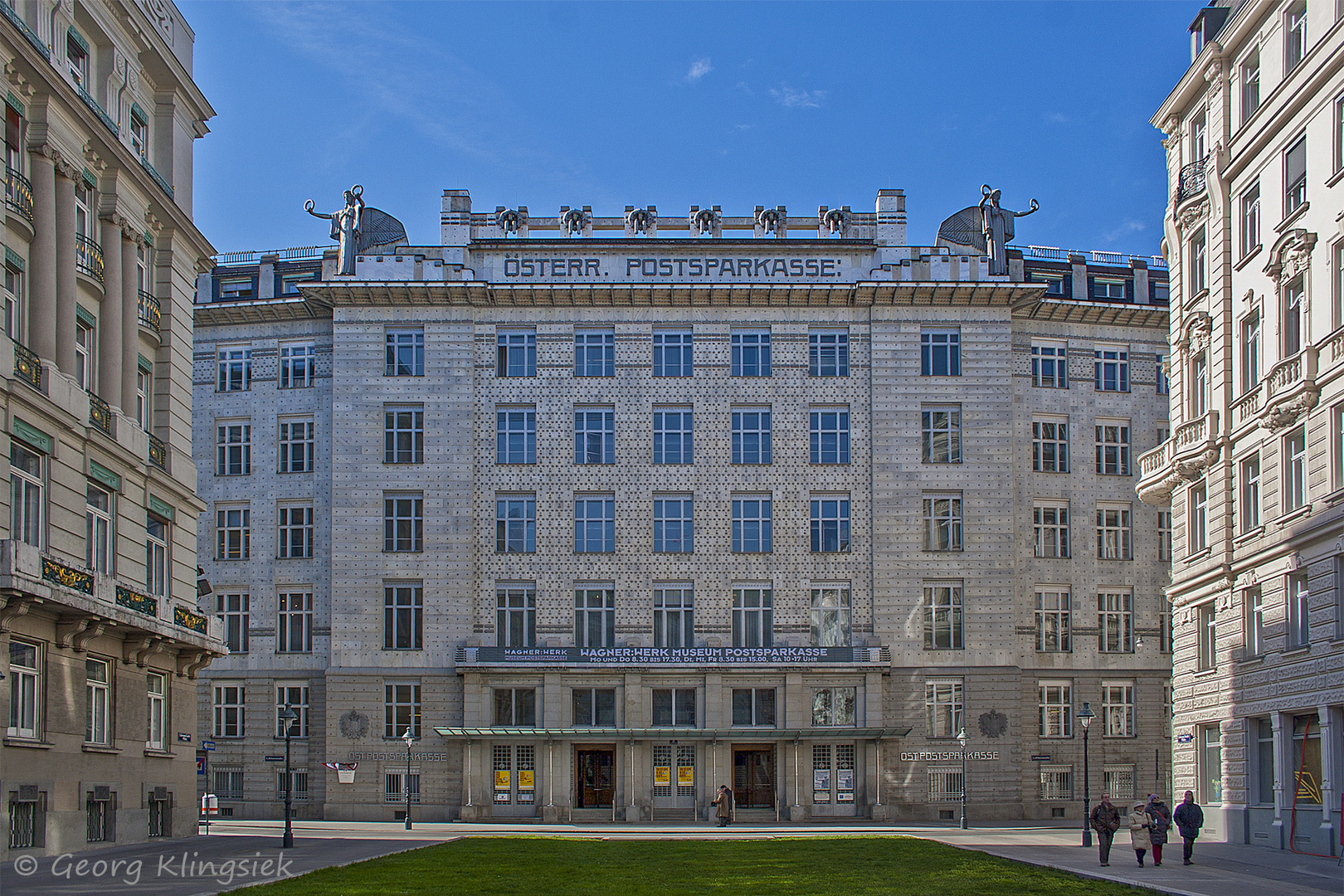 Die Österreichische Postsparkasse von Otto Wagner in Wien … 