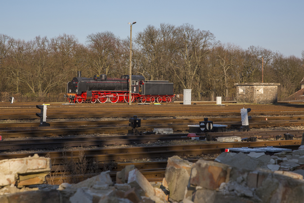 Die OK1 198 am Bahnhof Zagan