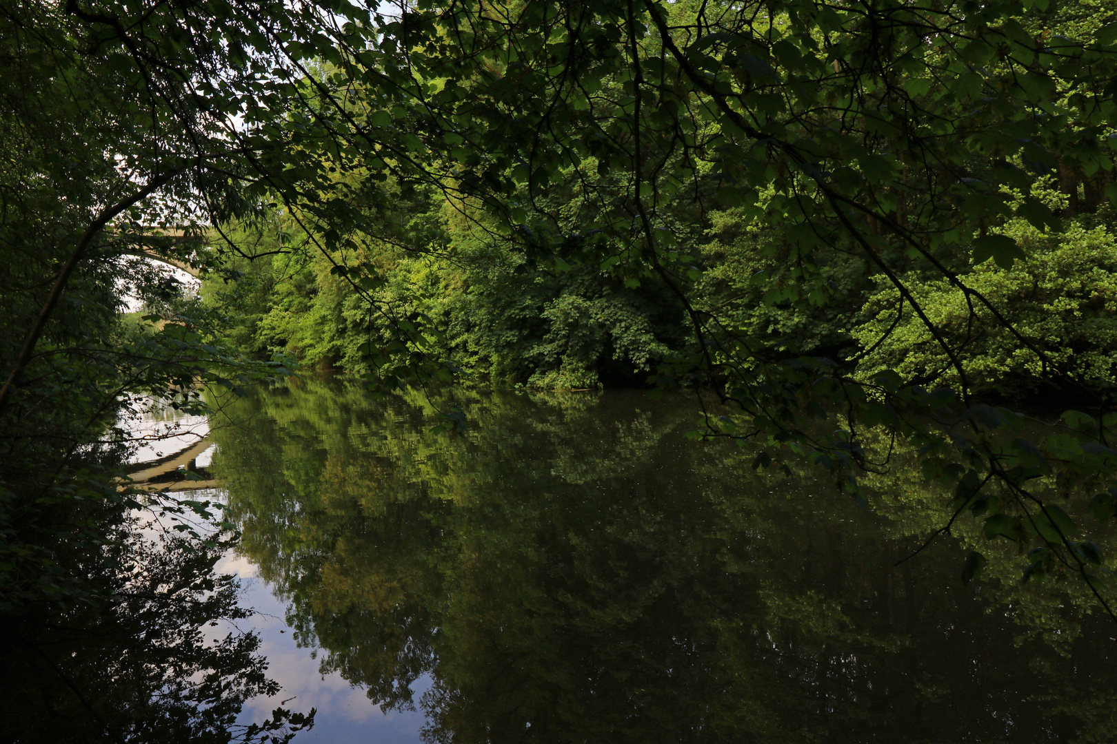 Die Oker an der Echobrücke