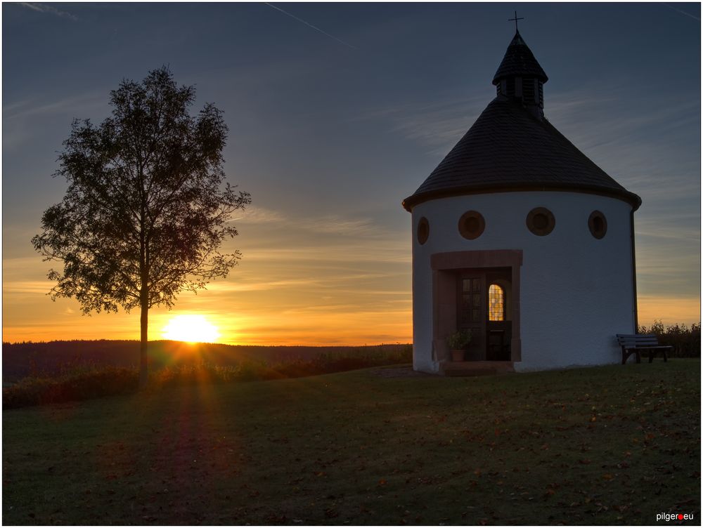 Die Oktober-Sonne verabschiedet sich