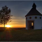 Die Oktober-Sonne verabschiedet sich