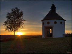 Die Oktober-Sonne verabschiedet sich