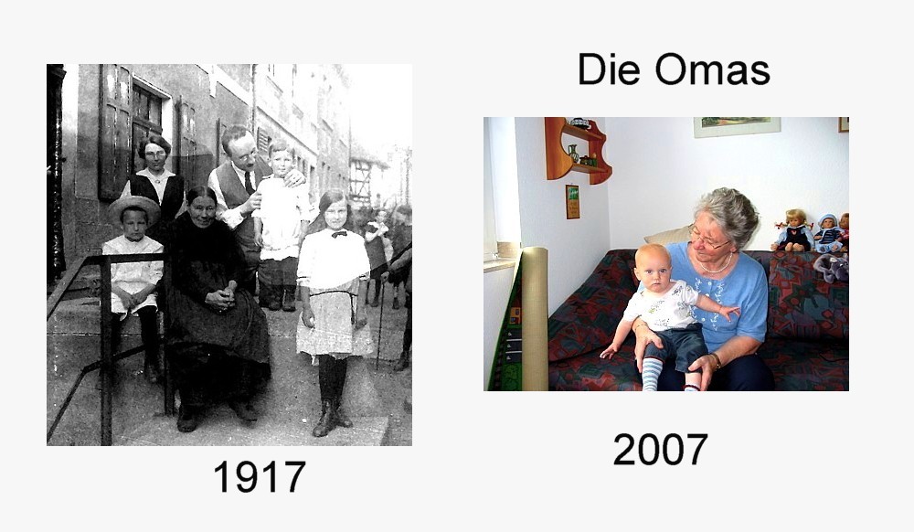 Die Omas im Wandel der Zeiten