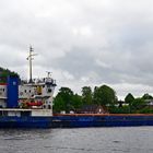 Die OMSKIY 134 im Nord-Ostsee-Kanal bei Rendsburg