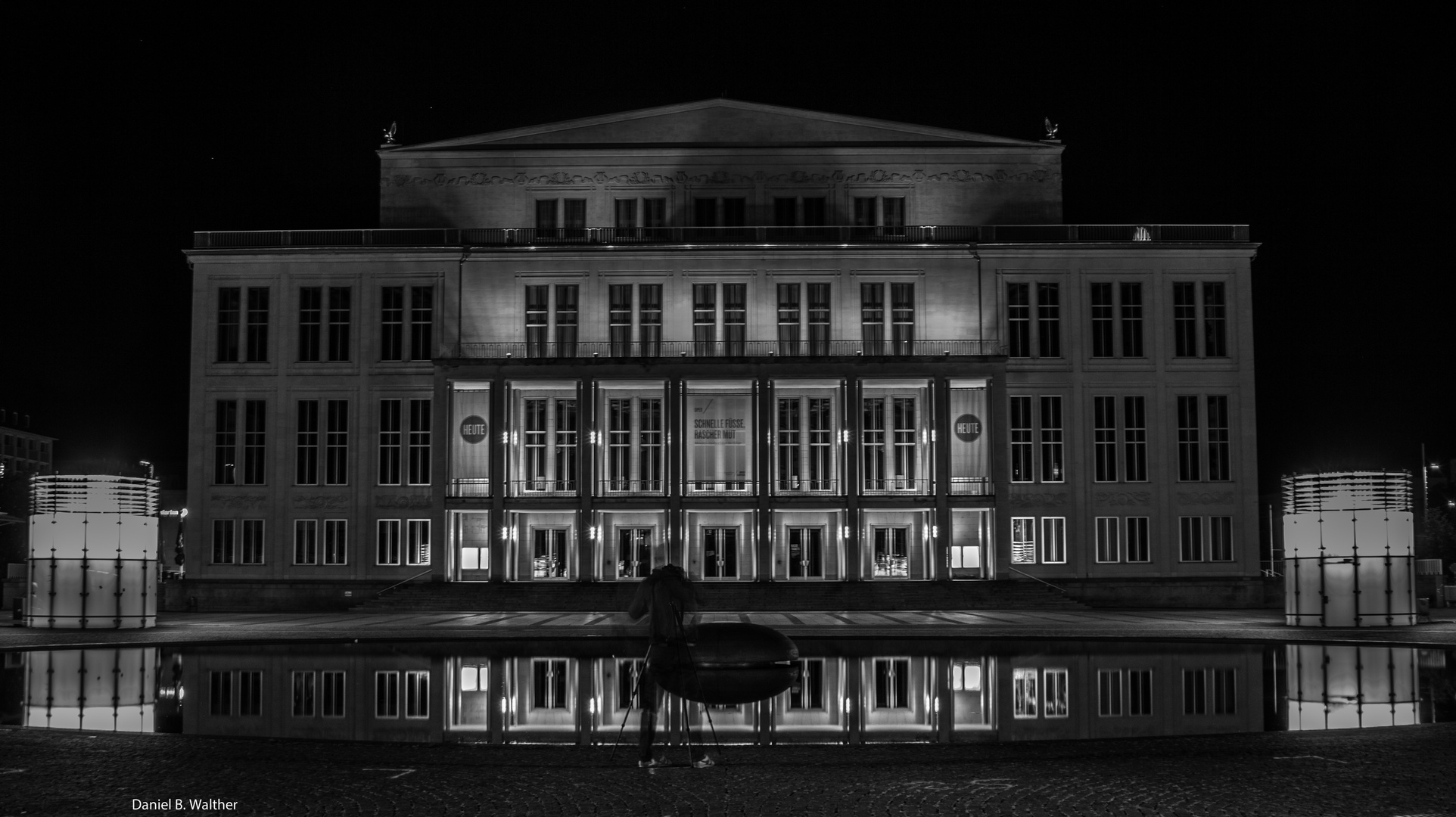 Die Oper bei Nacht 