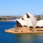 Die Oper von einem Fußmarsch über die Harbour Bridge fotografiert.