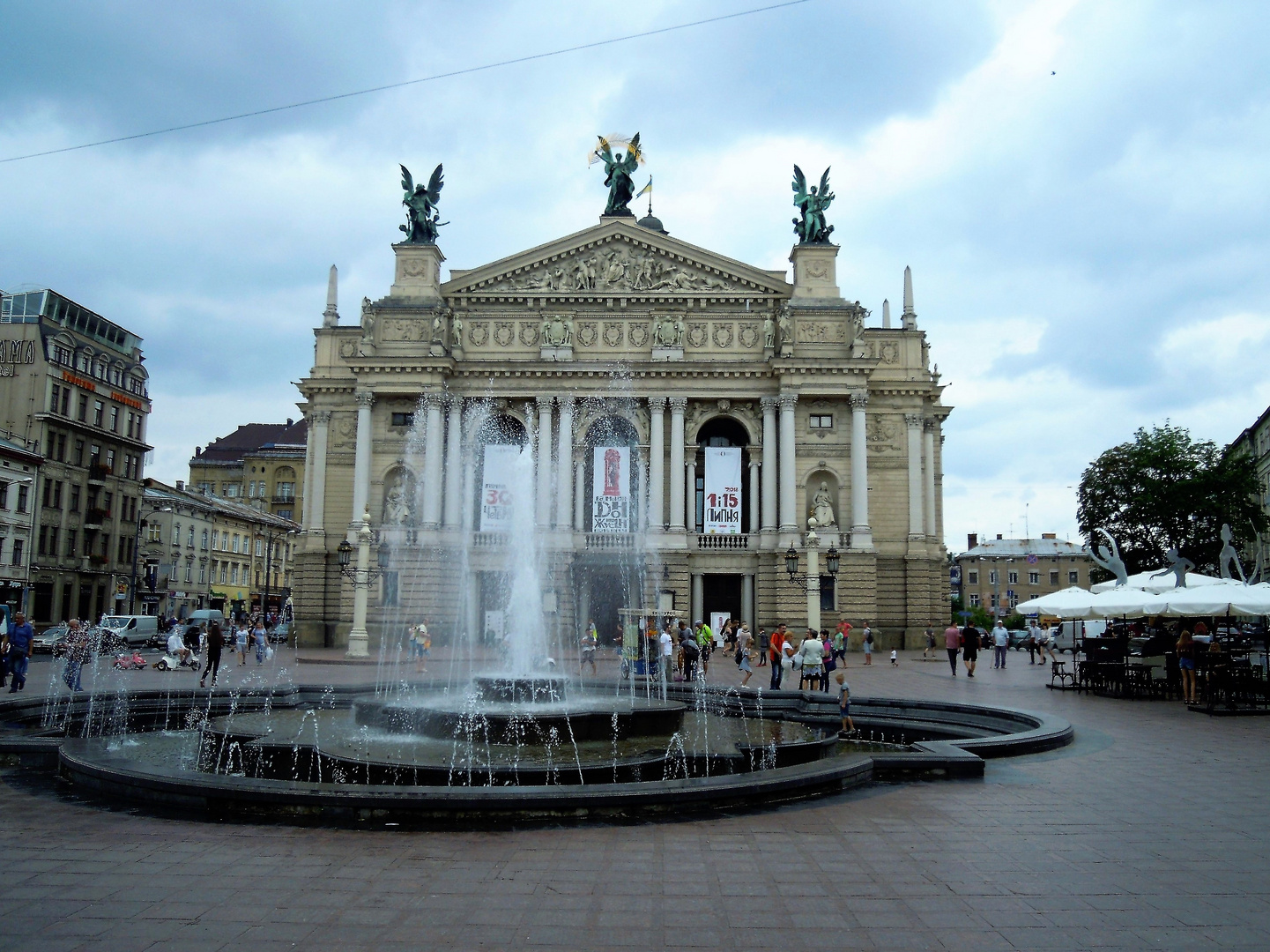 Die Oper von Lemberg/Lviv.