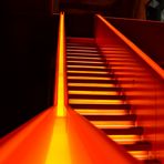 die orange Treppe...