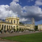 Die Orangerie hat Orangen- und Zitronenbäume