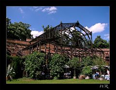 Die Orangerie im Botanischen Garten in Karlsruhe....