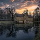 Die Orangerie mit Himmel...